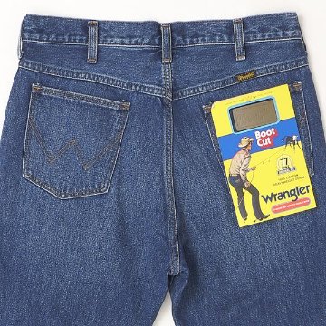 Wrangler ラングラー 77MWZ Boot Cut ブーツカット One Wash WM1077-346　中色ユーズドの画像