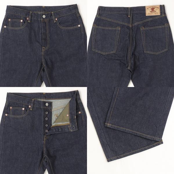 SCHOTT ショット FIRE PROOF DENIM  782-5911004 14.5oz Denim ルーズストレート ボタンフライ ドーナツボタンの画像