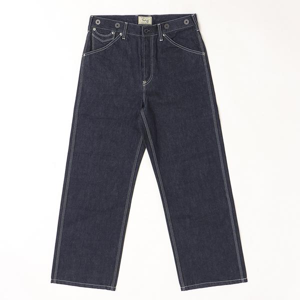 SCHOTT ショット FIRE PROOF WIDE DENIM 782-5911005 14.5oz Denim ワイドストレート ボタンフライ ドーナツボタンの画像