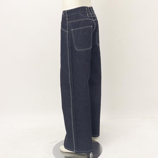 SCHOTT ショット FIRE PROOF WIDE DENIM 782-5911005 14.5oz Denim ワイドストレート ボタンフライ ドーナツボタンの画像