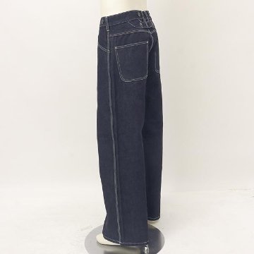 SCHOTT ショット FIRE PROOF WIDE DENIM 782-5911005 14.5oz Denim ワイドストレート ボタンフライ ドーナツボタンの画像