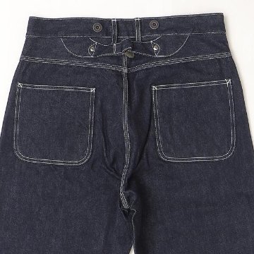 SCHOTT ショット FIRE PROOF WIDE DENIM 782-5911005 14.5oz Denim ワイドストレート ボタンフライ ドーナツボタンの画像
