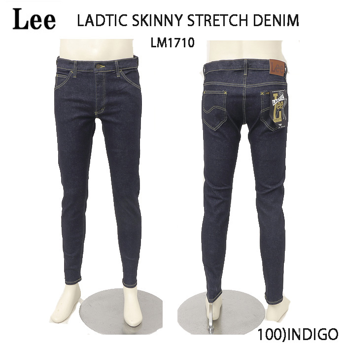 Lee リー LASTIC SKINNY STRETCH DENIM メンズ スキニー 細め パンツ ストレッチ の画像