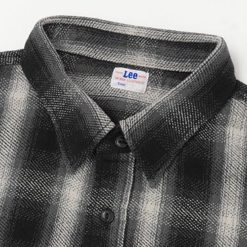 Lee リー LM8547 ネルワークシャツ オンブレチェック メンズ トップス 秋 冬 の画像