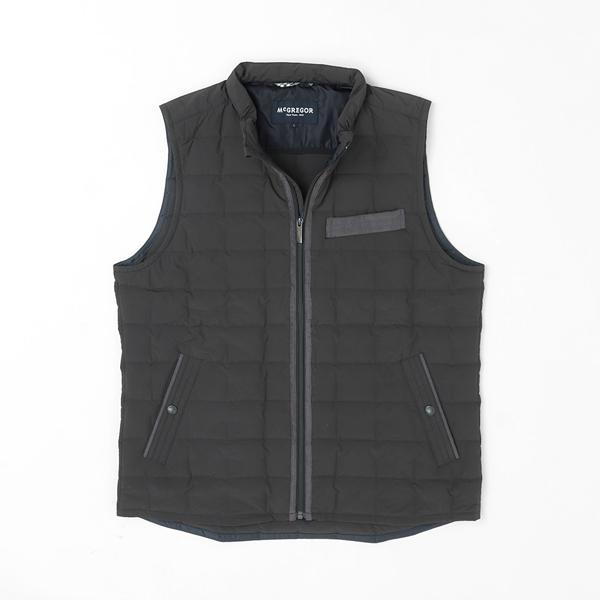 McGREGOR/マグレガー メンズ ステッチレスライトダウンベスト 111104602 羽毛が出ない　VEST　ライトダウンベストの画像