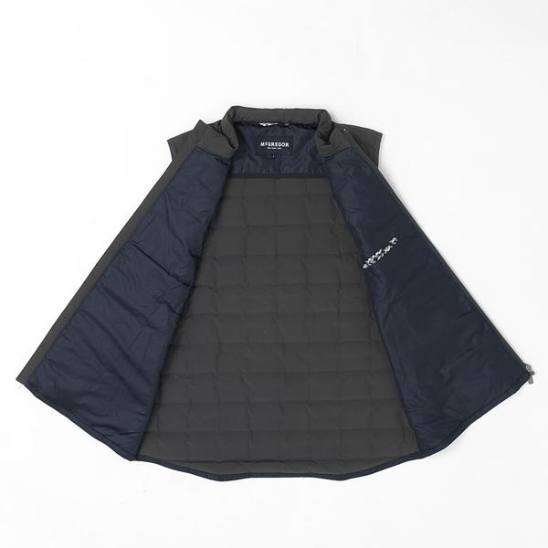 McGREGOR/マグレガー メンズ ステッチレスライトダウンベスト 111104602 羽毛が出ない　VEST　ライトダウンベストの画像