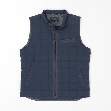McGREGOR/マグレガー メンズ ステッチレスライトダウンベスト 111104602 羽毛が出ない　VEST　ライトダウンベストの画像