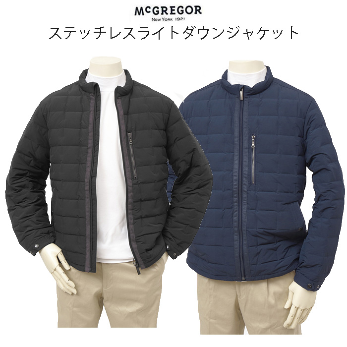 McGREGOR マグレガー 111134604 ステッチレス ライトダウン ジャケット  メンズ アウター ダウン の画像