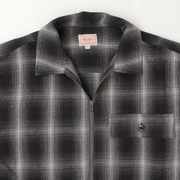 BIG MIKE ビッグマイク 102535700 ヘビーフランネルジップシャツジャケットアウター ファスナー メンズ  ブルゾン　ジャンバーの画像