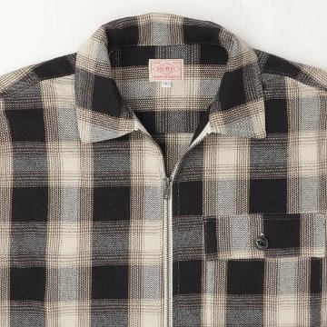 BIG MIKE ビッグマイク 102535700 ヘビーフランネルジップシャツジャケットアウター ファスナー メンズ  ブルゾン　ジャンバーの画像