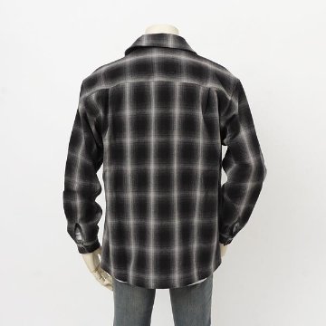 BIG MIKE ビッグマイク 102535700 ヘビーフランネルジップシャツジャケットアウター ファスナー メンズ  ブルゾン　ジャンバーの画像