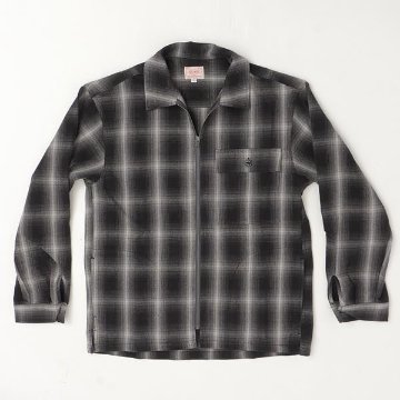 BIG MIKE ビッグマイク 102535700 ヘビーフランネルジップシャツジャケットアウター ファスナー メンズ  ブルゾン　ジャンバーの画像
