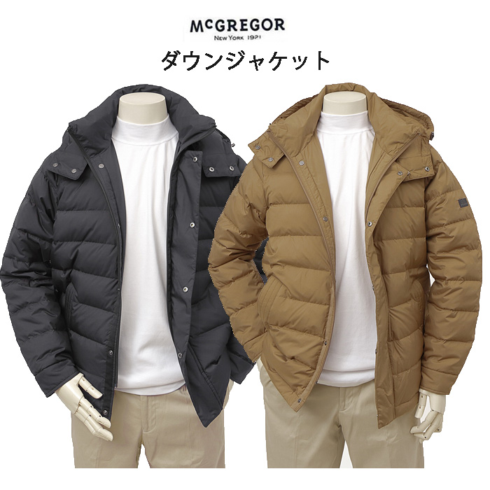 McGREGOR マグレガー メンズ ダウン ジャケット 111134901 アウター 冬 中綿 フード取り外し可能 防寒の画像