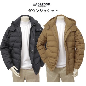 McGREGOR マグレガー メンズ ダウン ジャケット 111134901 アウター 冬 中綿 フード取り外し可能 防寒の画像