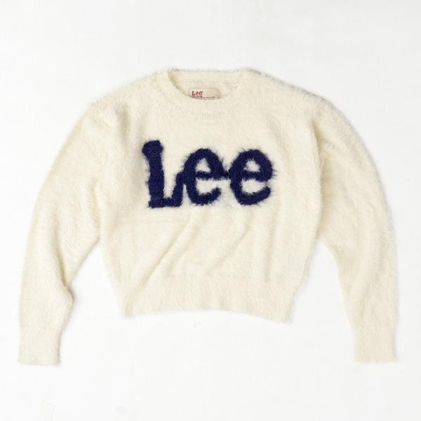 Lee リー　レディース　Ladies　Ｌｅｅ ロゴシャギーニットセーター Logo SHAGGY KNIT LT7232の画像