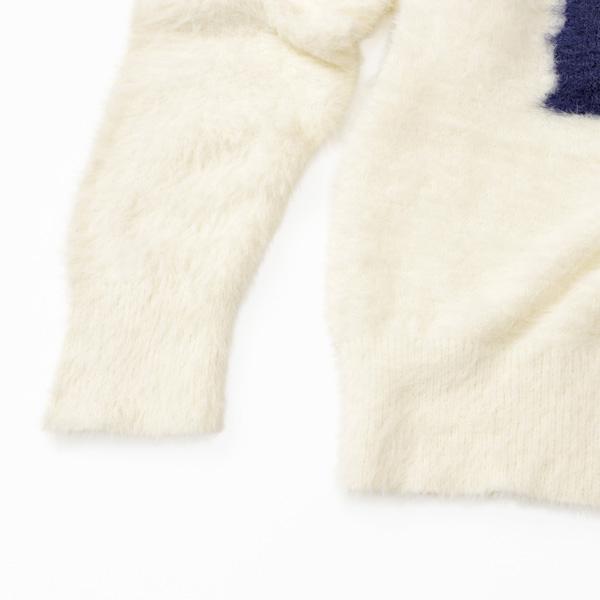 Lee リー　レディース　Ladies　Ｌｅｅ ロゴシャギーニットセーター Logo SHAGGY KNIT LT7232の画像