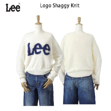 Lee リー　レディース　Ladies　Ｌｅｅ ロゴシャギーニットセーター Logo SHAGGY KNIT LT7232の画像