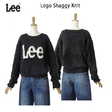 Lee リー　レディース　Ladies　Ｌｅｅ ロゴシャギーニットセーター Logo SHAGGY KNIT LT7232の画像