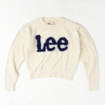 Lee リー　レディース　Ladies　Ｌｅｅ ロゴシャギーニットセーター Logo SHAGGY KNIT LT7232の画像