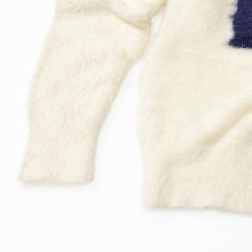 Lee リー　レディース　Ladies　Ｌｅｅ ロゴシャギーニットセーター Logo SHAGGY KNIT LT7232の画像