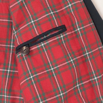 マクレガー、メンズ スイングトップ ブルゾン　NEWモデルハーキュラス　111115001 49）ネイビー　裏地　レッドタータンチェック　撥水加工仕様　の画像
