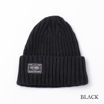 Bigmike ビッグマイク  102534700 Solid Cotton Knit Watch ニット帽 コットン100％ オールシーズン対応 男女兼用 ユニセックスの画像