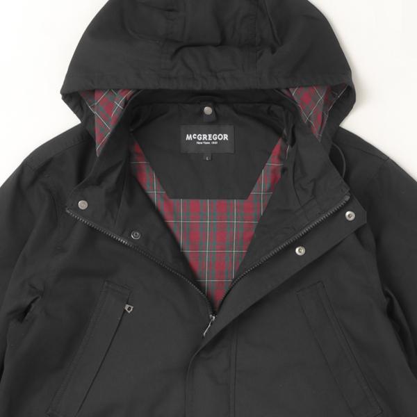 マクレガー、メンズ 111115605 フィールドパーカージャケット 39）Black　52）Camel マウンテンパーカー　コート　ジャケット　紳士ハーフジャケット　ブルゾンの画像