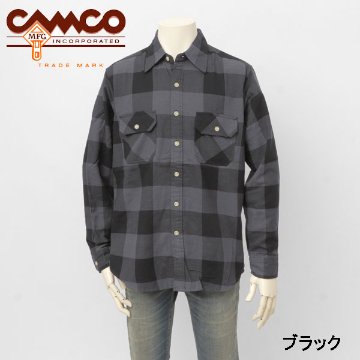 CAMCO カムコ PLAID WORK SHIRT ソフトフランネルシャツ 秋冬 メンズ トップス コットン100％の画像