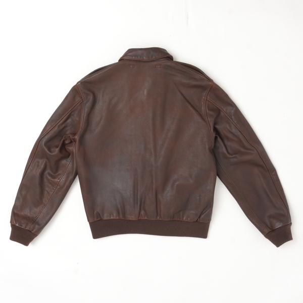 AVIREX アビレックス A-2 カスタム  783-5250006 50th ANNIVERSARY  CUSTOM & PAINTED A-2  58)BROWN 牛革 レザージャケットブルゾンの画像