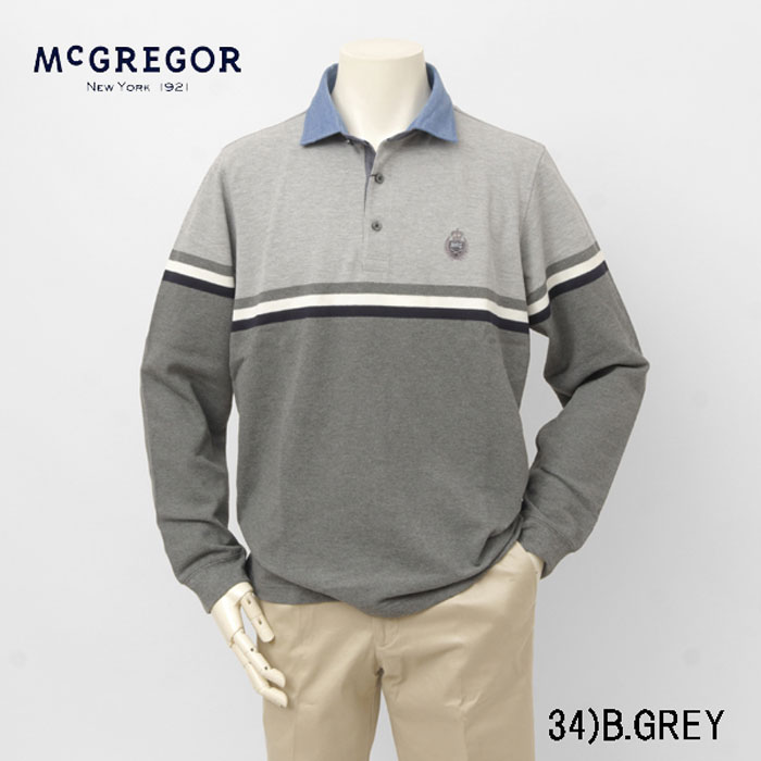 McGREGOR マッグレガー メンズ 長袖 ビエラ 微起毛 シャツ 111174612