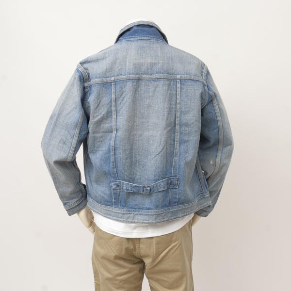 Lee 101 LM1020 146)中色 USED 100周年記念モデル  Cowboy Jacket ジャケット　Gジャン　アニバーサリー 100TH 101 ブルゾン デニム カーボーイ　の画像