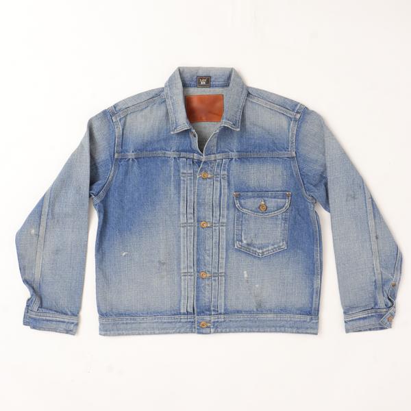 Lee 101 LM1020 146)中色 USED 100周年記念モデル  Cowboy Jacket ジャケット　Gジャン　アニバーサリー 100TH 101 ブルゾン デニム カーボーイ　の画像