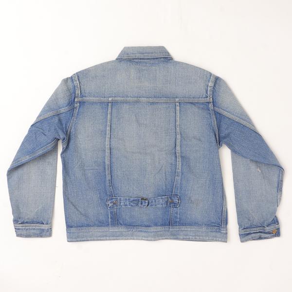 Lee 101 LM1020 146)中色 USED 100周年記念モデル  Cowboy Jacket ジャケット　Gジャン　アニバーサリー 100TH 101 ブルゾン デニム カーボーイ　の画像