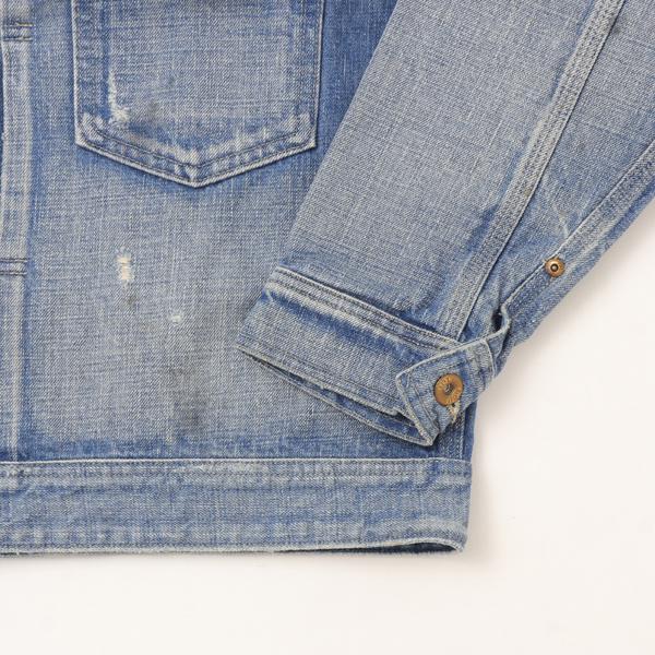 Lee 101 LM1020 146)中色 USED 100周年記念モデル  Cowboy Jacket ジャケット　Gジャン　アニバーサリー 100TH 101 ブルゾン デニム カーボーイ　の画像