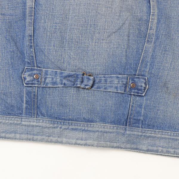 Lee 101 LM1020 146)中色 USED 100周年記念モデル  Cowboy Jacket ジャケット　Gジャン　アニバーサリー 100TH 101 ブルゾン デニム カーボーイ　の画像