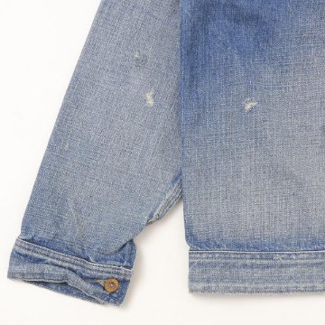 Lee 101 LM1020 146)中色 USED 100周年記念モデル  Cowboy Jacket ジャケット　Gジャン　アニバーサリー 100TH 101 ブルゾン デニム カーボーイ　の画像