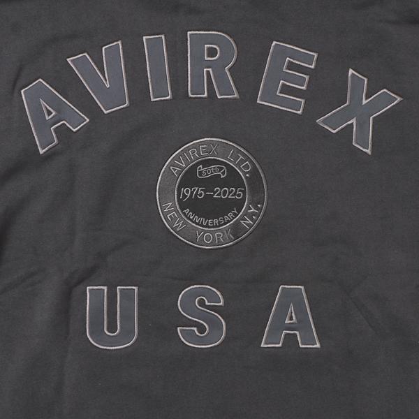 AVIREX アヴィレックス 783-5231006 50th アニバーサリー　ヴァーシティー　パーカー　ジップパーカー　Annversary varsity parker ジップパーカー　フルオープの画像