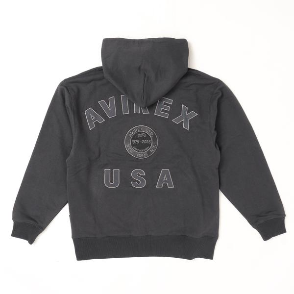 AVIREX アヴィレックス 783-5231006 50th アニバーサリー　ヴァーシティー　パーカー　ジップパーカー　Annversary varsity parker ジップパーカー　フルオープの画像