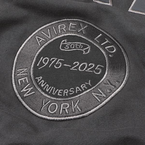 AVIREX アヴィレックス 783-5231006 50th アニバーサリー　ヴァーシティー　パーカー　ジップパーカー　Annversary varsity parker ジップパーカー　フルオープの画像