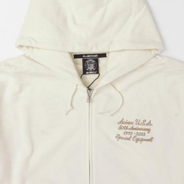 AVIREX アヴィレックス 783-5231006 50th アニバーサリー　ヴァーシティー　パーカー　ジップパーカー　Annversary varsity parker ジップパーカー　フルオープの画像