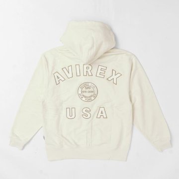 AVIREX アヴィレックス 783-5231006 50th アニバーサリー　ヴァーシティー　パーカー　ジップパーカー　Annversary varsity parker ジップパーカー　フルオープの画像