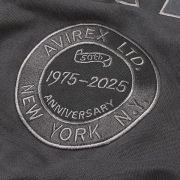 AVIREX アヴィレックス 783-5231006 50th アニバーサリー　ヴァーシティー　パーカー　ジップパーカー　Annversary varsity parker ジップパーカー　フルオープの画像