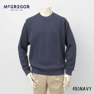 McGREGOR マックレガー 111714003 トップス トレーナー メンズ クルーネック ワンポイント の画像