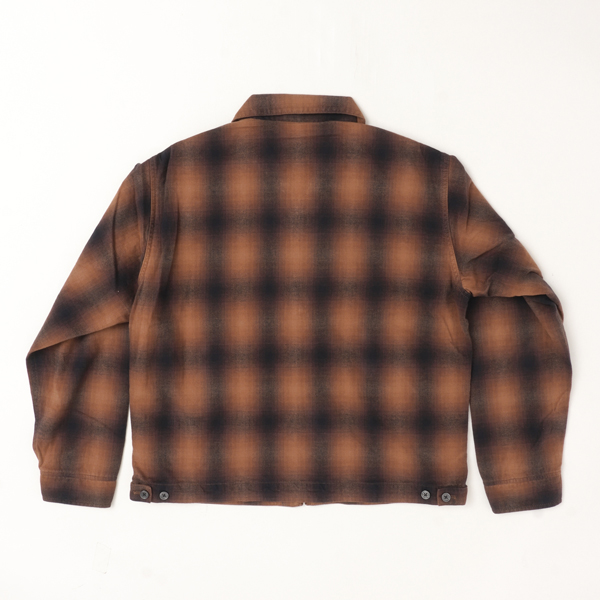 Schott ショット 5252005 オンブレジップアップ ジャケット メンズ アウター フランネル 秋 冬 の画像