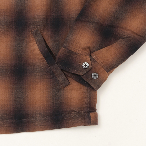 Schott ショット 5252005 オンブレジップアップ ジャケット メンズ アウター フランネル 秋 冬 の画像