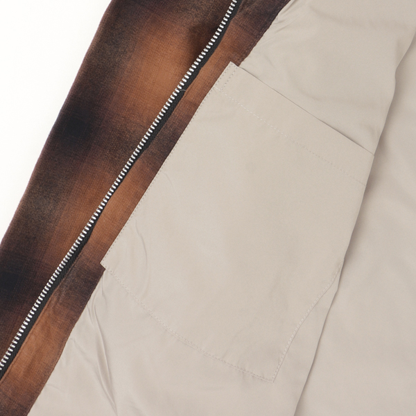 Schott ショット 5252005 オンブレジップアップ ジャケット メンズ アウター フランネル 秋 冬 の画像