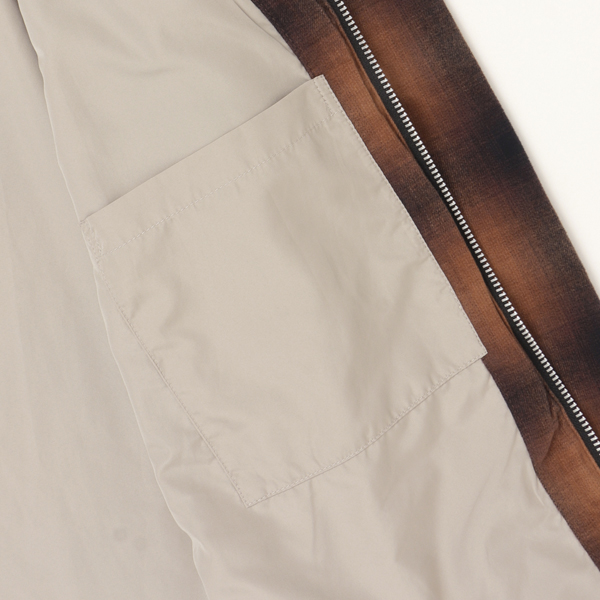 Schott ショット 5252005 オンブレジップアップ ジャケット メンズ アウター フランネル 秋 冬 の画像
