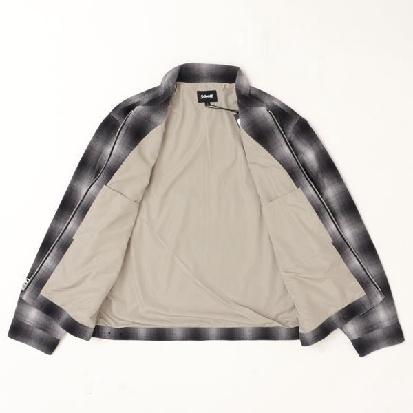 Schott ショット 5252005 オンブレジップアップ ジャケット メンズ アウター フランネル 秋 冬 の画像