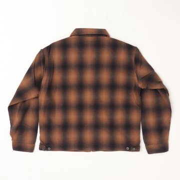 Schott ショット 5252005 オンブレジップアップ ジャケット メンズ アウター フランネル 秋 冬 の画像