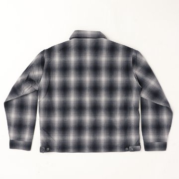 Schott ショット 5252005 オンブレジップアップ ジャケット メンズ アウター フランネル 秋 冬 の画像